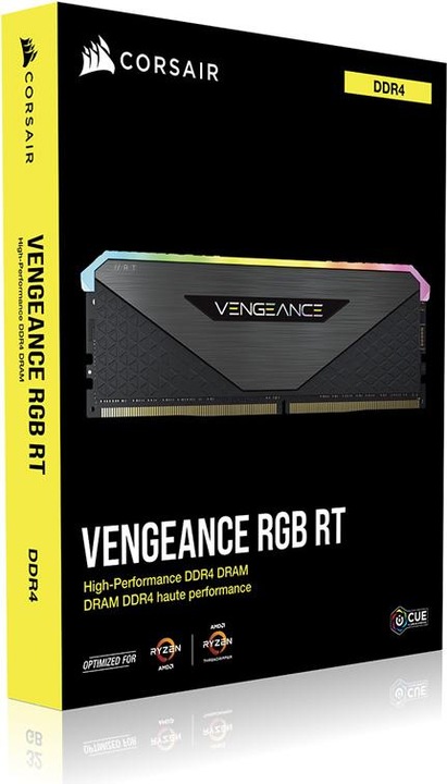 Image du produit Corsair Vengeance RGB RT (4 x 8GB, 3600 MHz, RAM DDR4, DIMM)