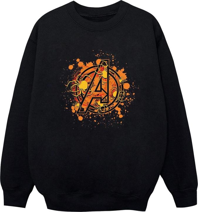 Immagine prodotto Avengers Assemble Halloween Spider Logo Felpa Ragazzi (140, 146)