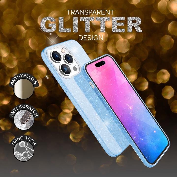 Produktbild Nalia Glitzer Hülle (Apple iPhone 14 Pro Max)