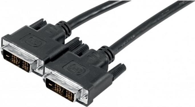Produktbild Exertis Connect DVI Monitorkabel, Singlelink, 18+1pol DVI-D St./St., 5,0 m Zum Anschluss von Monitoren und Beamern m (5 m, DVI)