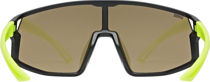 Actual product image Uvex Sports skyryse jr. (Black yellow mat, Mirror Yellow)
