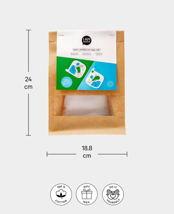 Actual product image I Am Creative Potholder DIY colouring set