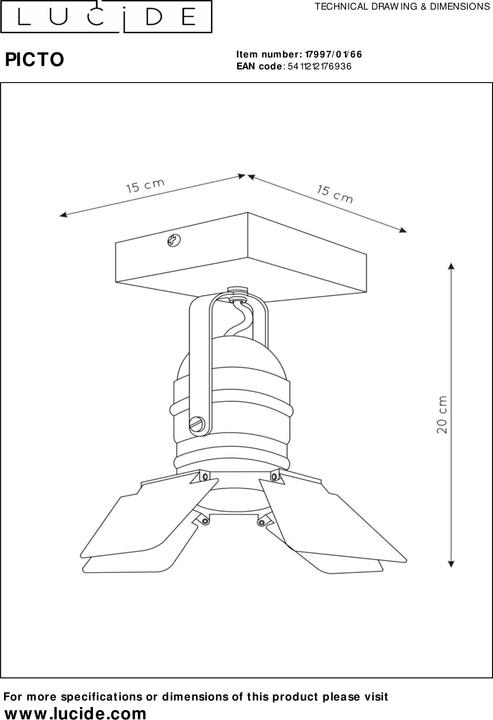Produktbild Lucide Picto (GU10)