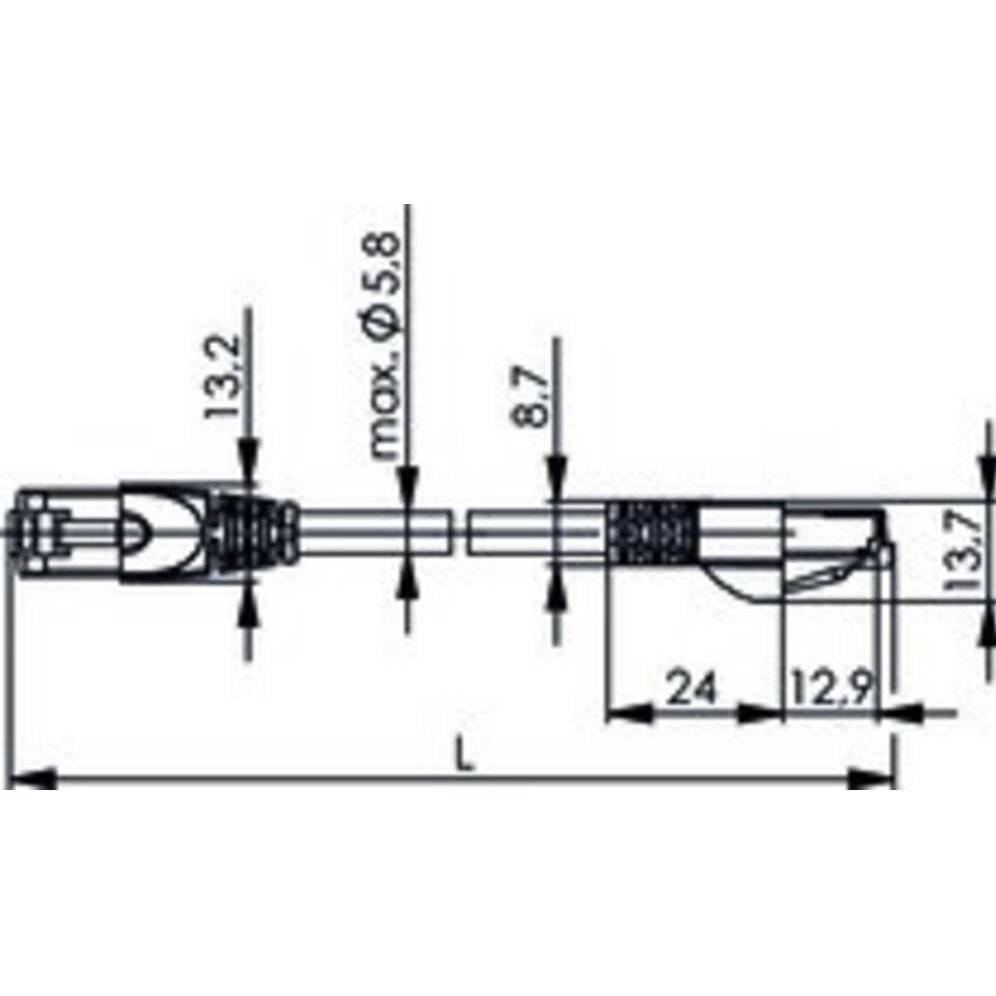 Thumbnail - Telegärtner L00000A0141 1m Cat5 SF/UTP (S-FTP) Grün Netzwerkkabel (SF/UTP, CAT5, 1 m), Netzwerkkabel