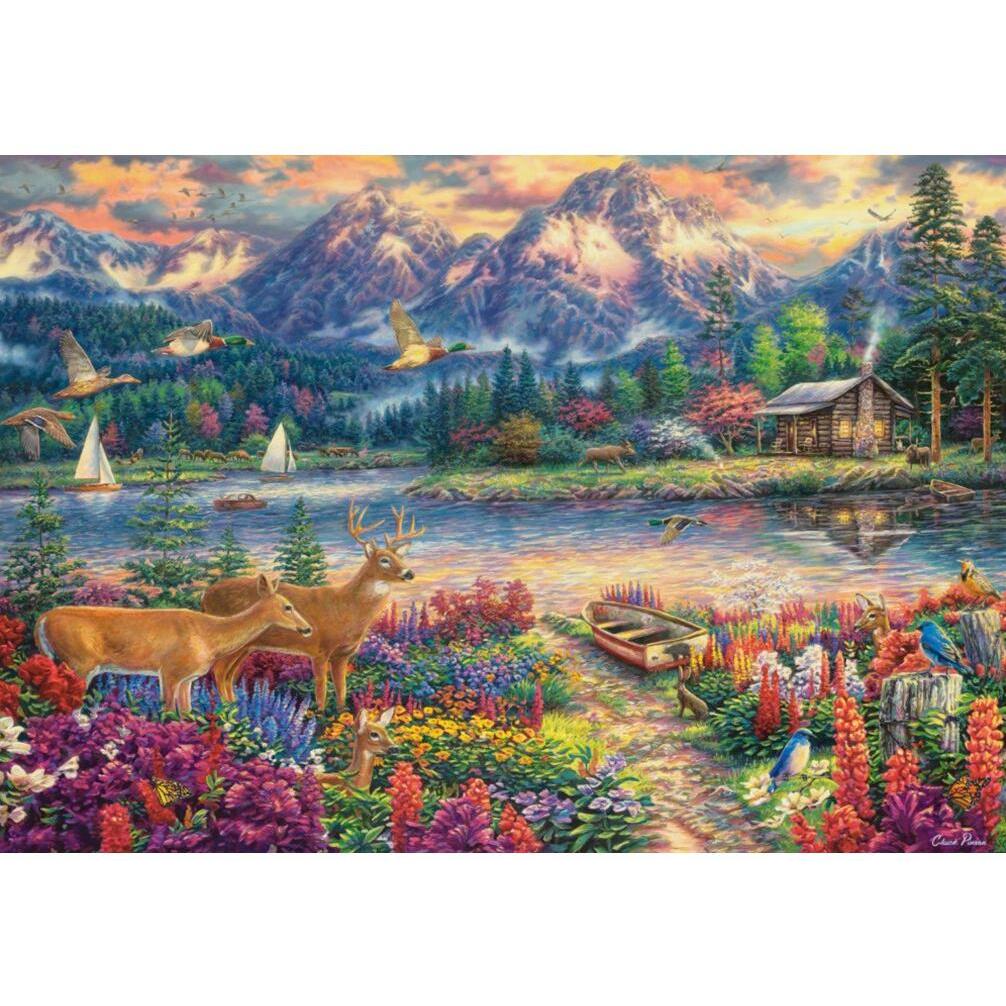 Thumbnail - Castorland Puzzle da 1500 Pezzi - Maestosità della Montagna Primaverile (1500 Teile)