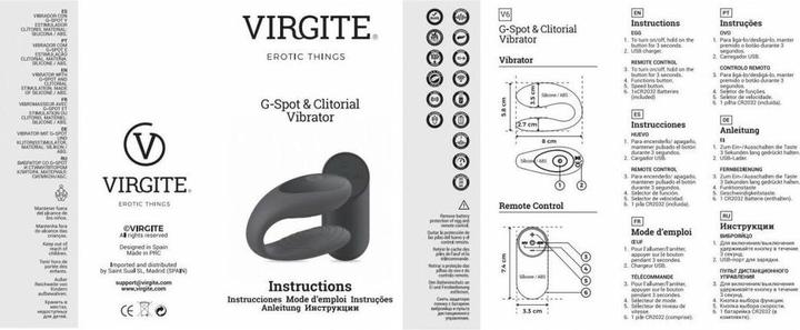 Produktbild Virgite G-Spot & Clitorial Vibrator E12 Lila