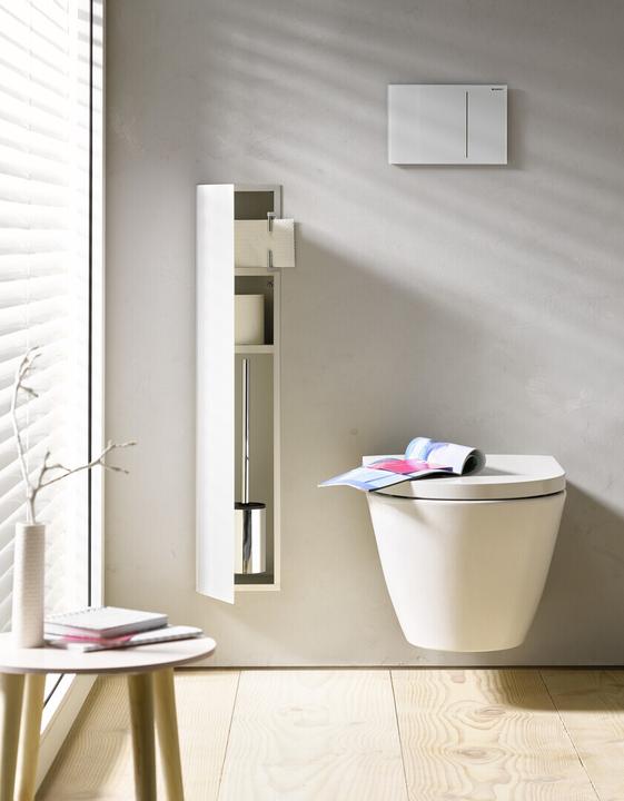 Image du produit Emco Module WC ASIS 2.0 UP 811x170mm charnière de porte à gauche optiwhite