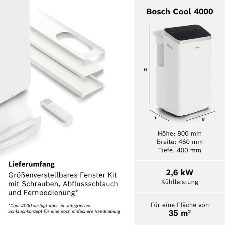 Immagine prodotto Bosch Home Comfort Cool 4000 (35 m², 8871.57 BTU/h)