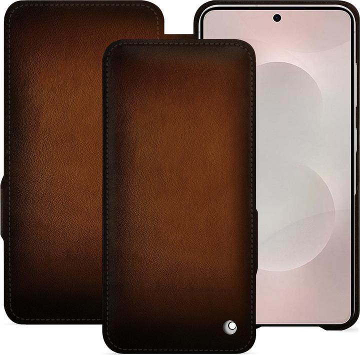 Actual product image Noreve Horizontal leather flap shell (Samsung Galaxy S25 Edge)