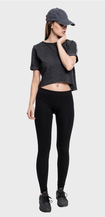 Immagine prodotto Urban Classics Girocollo a maniche corte cropped burnout da donna (S)