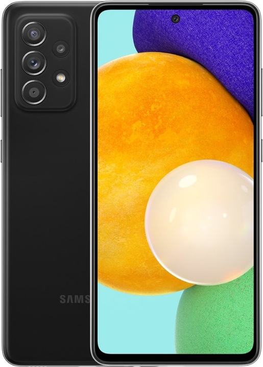 Actual product image Samsung Galaxy A52 5G EE Enterprise Edition EU (128 GB, Black, 6.40", Dual SIM, 64 Mpx, 5G)