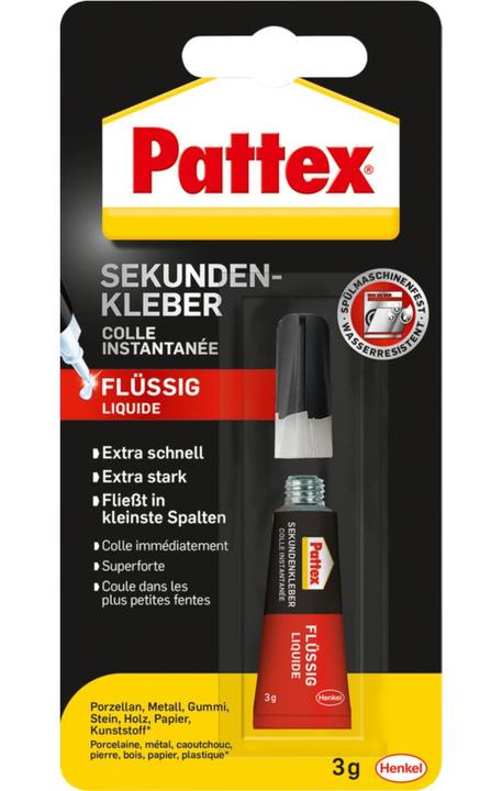 Produktbild Pattex Sekundenkleber Flüssig (3 g)