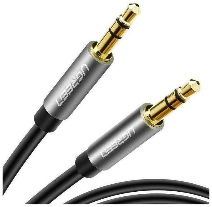 Immagine prodotto Ugreen AV119 Cavo mini jack 3,5 mm AUX 2 m (nero) (2 m, Connettore da 3,5 mm (AUX))