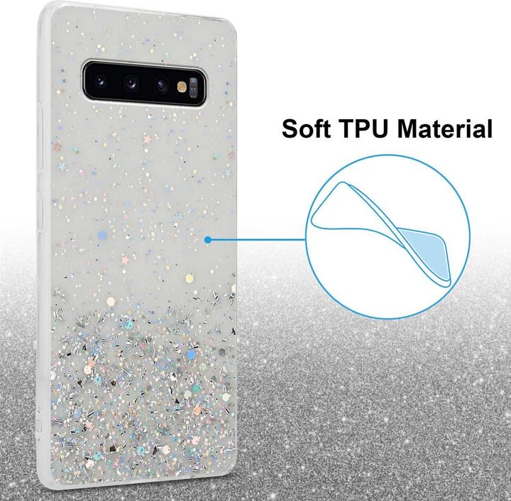Produktbild Cadorabo TPU Cover funkelnder Glitter (Samsung Galaxy S10+)