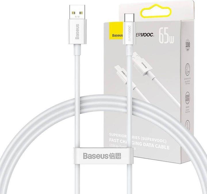 Actual product image Baseus USB A - USB C (1 m, USB 2.0, 65 W)