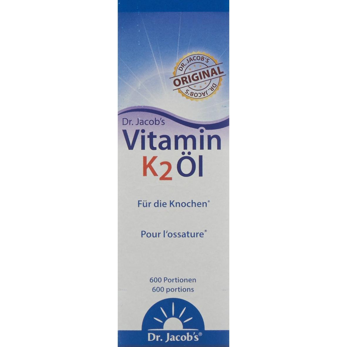Thumbnail - Dr. Jacob's, Vitamine + Nahrungsergänzung, min K2 MK7 Oel (1 Stück, Öl, 59 g)