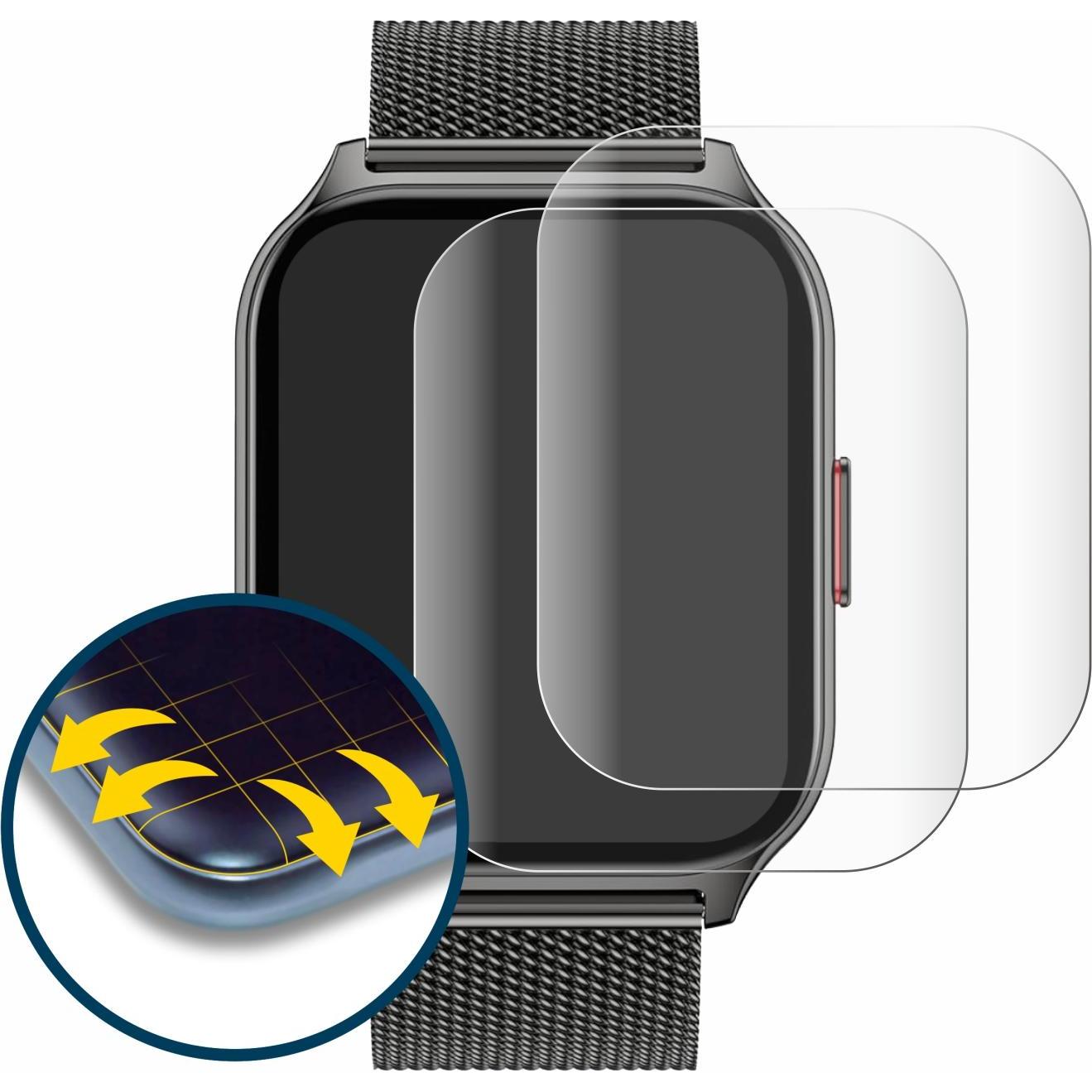 Thumbnail - BROTECT Full-Cover Displayschutz, Smartwatch Schutzfolie, Transparent