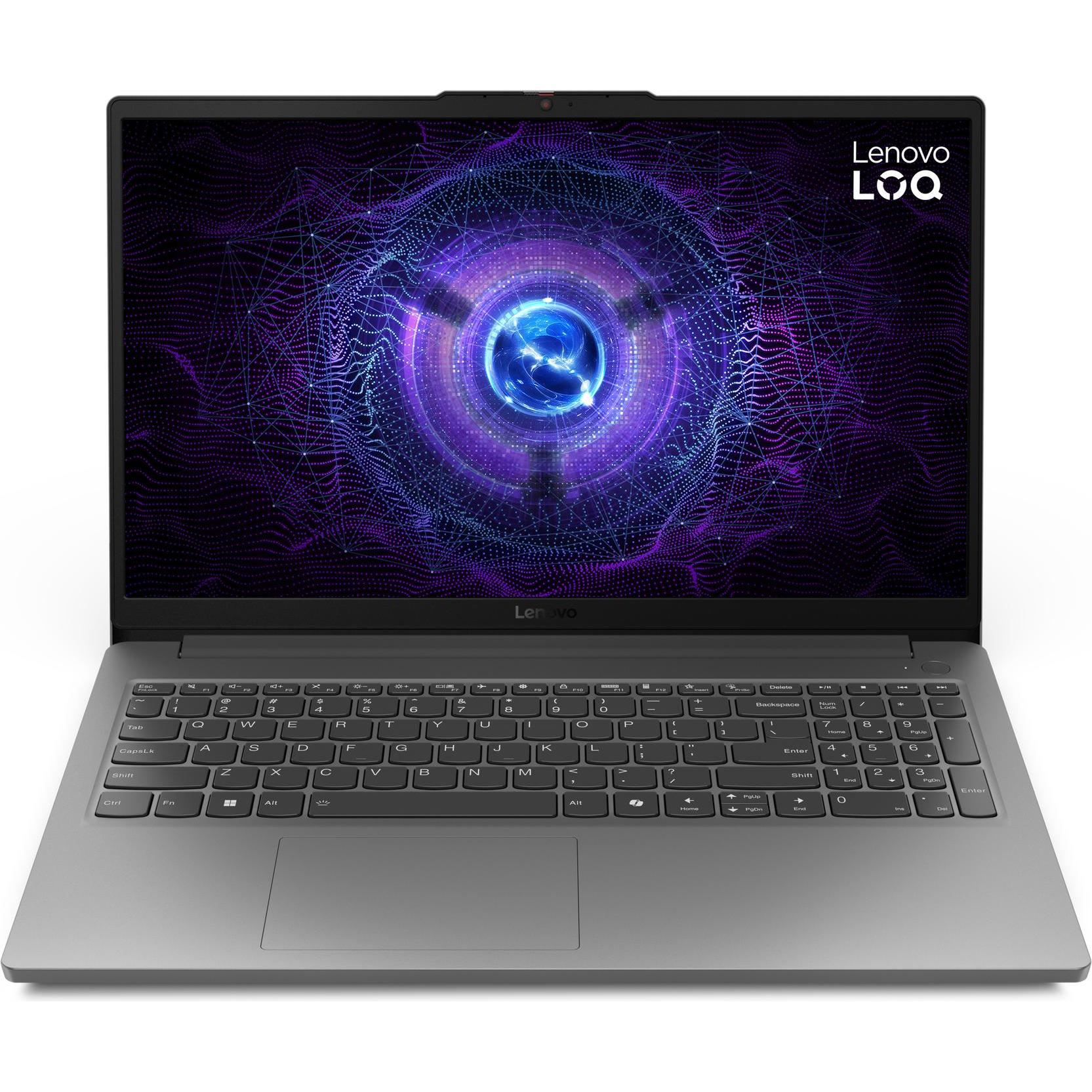 Lenovo Loq (15.60", Intel Core i5-12450HX, 16 GB, 512 GB, DE), Notebook, Grau