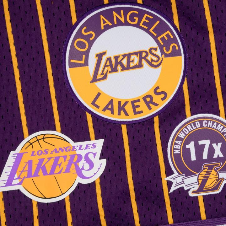Actual product image Mitchell & Ness M&N Los Angeles Lakers City Collection Basketball Shorts - X (XL)