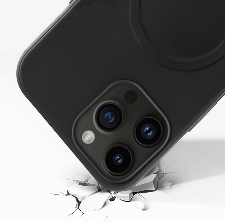 Produktbild Akashi Iphone 14 Pro Magsafe Protective Case In Black Silico (Apple iPhone 14 Pro)