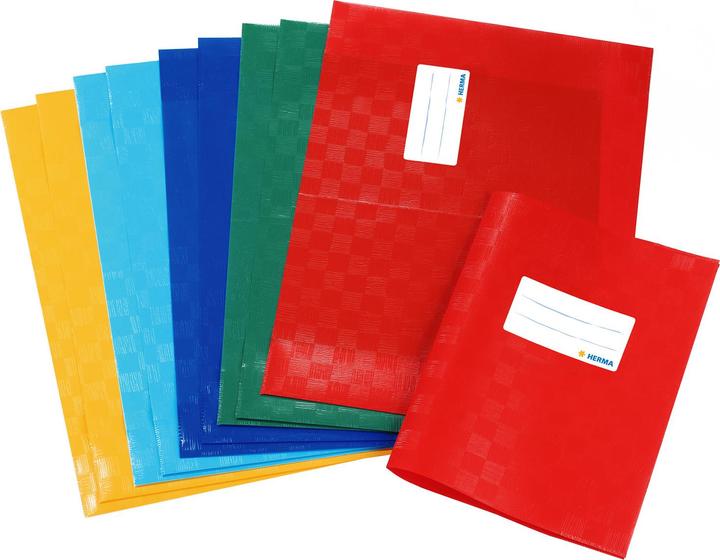 Actual product image HERMA A5 notebook protector with chequered pattern embossing (A5)
