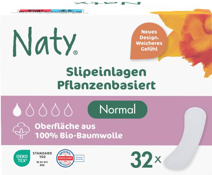 Image du produit Naty Bio-Slipeinlagen Normal 32 Stück (1 x)