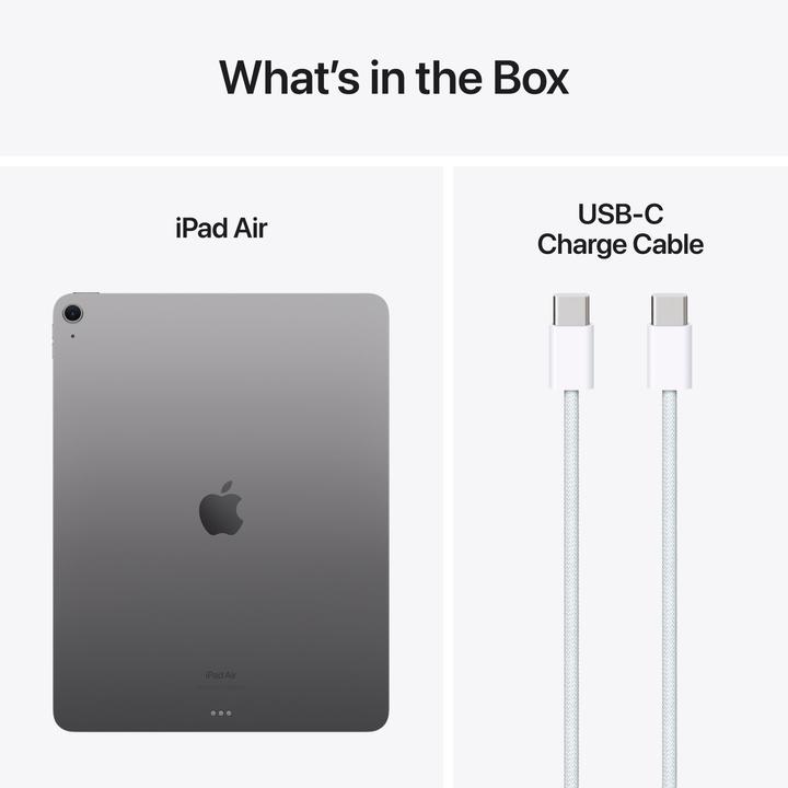 Produktbild Apple iPad Air 13 2024 (M2) (nur WLAN, 13", 256 GB, Space Grey)