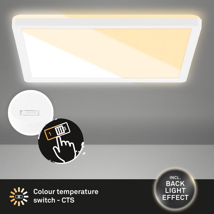 Produktbild Briloner CTS LED Panel mit LED Backlight,weiss, 1xLED/18W (2350 lm)