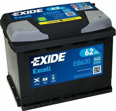 Image du produit Exide Excell (12 V, 62 Ah, 540 A)