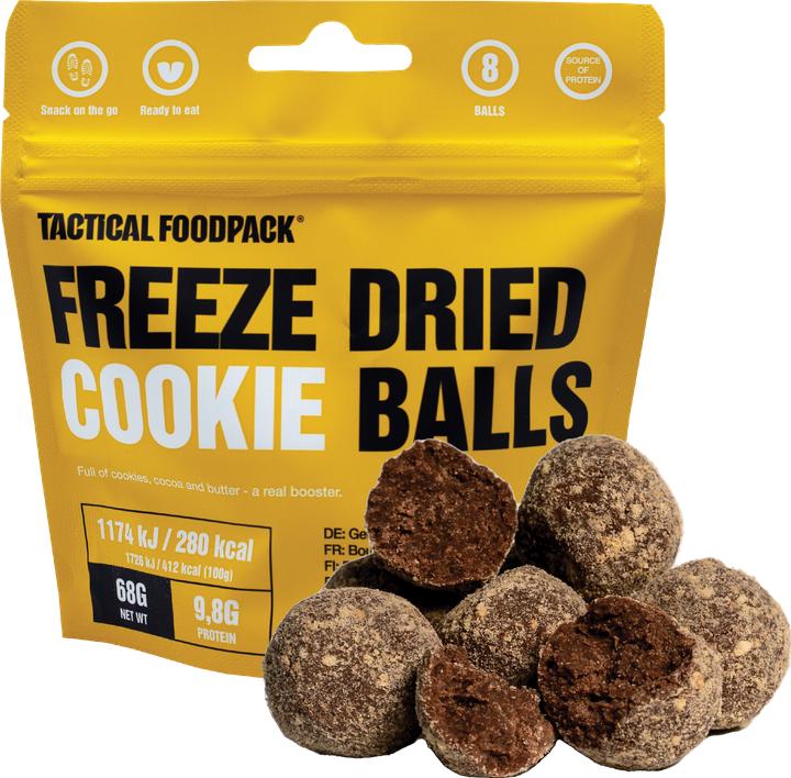 Image du produit Tactical Foodpack Plat principal Freeze Dried Cookie Balls (68 g)