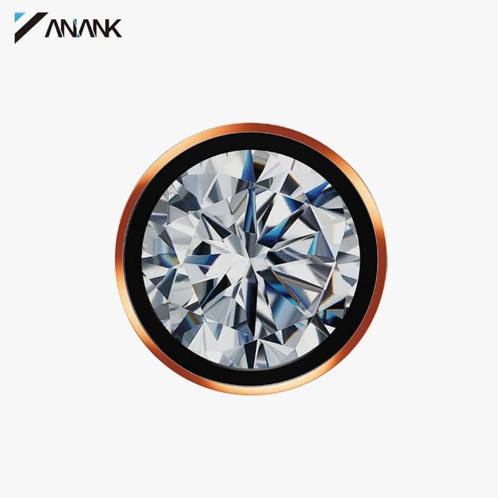 Produktbild Anank iPhone 17 Pro / 17 Pro Max - Rückkamera Panzerglas - Safir-Material mit GIA Zertifikat, Gold (1 Stk., Apple iPhone 17 Pro, Apple iPhone 17 Pro Max)