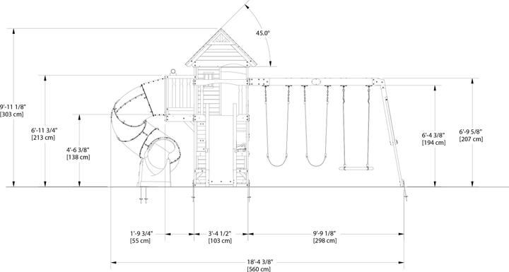 Actual product image Backyard Discovery Cedar