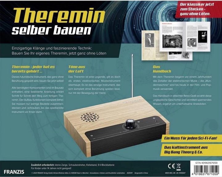 Produktbild Franzis Theremin selber bauen
