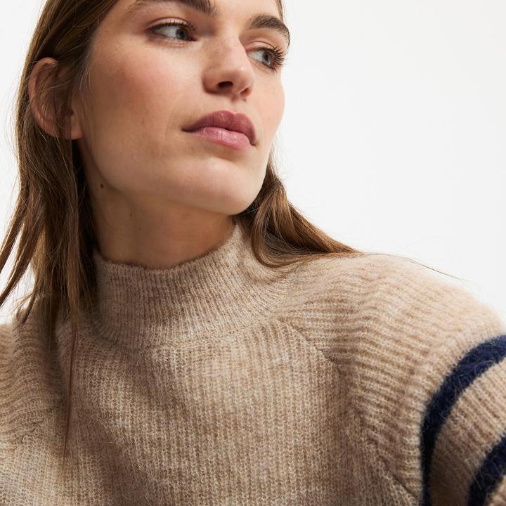 Produktbild La Redoute Collections Streifenpullover Signature ARISTIDE mit Alpakawolle (M)