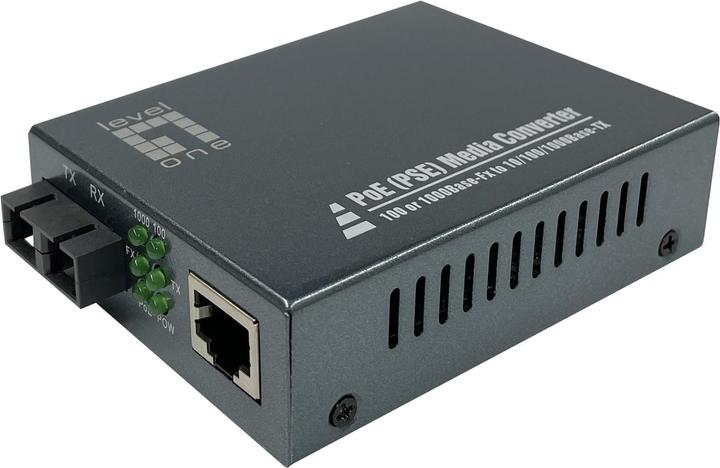 Actual product image LevelOne Converter GVT-2013 10/100/1000T>RJ45 to PSE (Media converter)