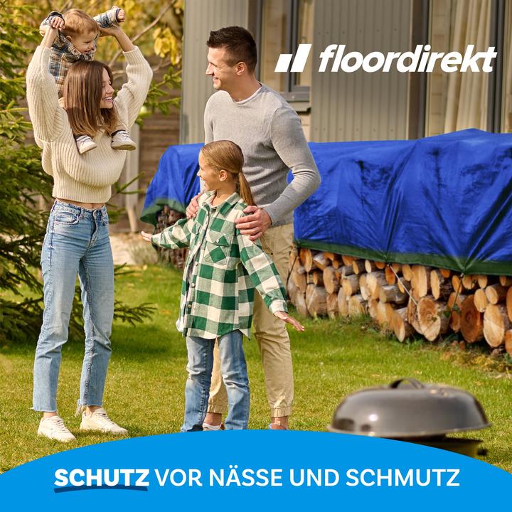 Produktbild Floordirekt Abdeckplane 140 g/m² (10 x 12 m)