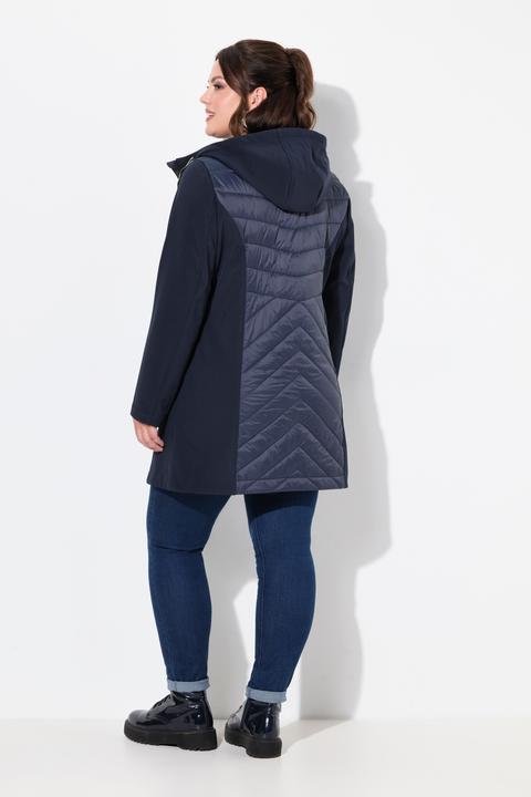 Image du produit Ulla Popken Veste Softshell HYPRAR à capuche, déperlante (50, 52)