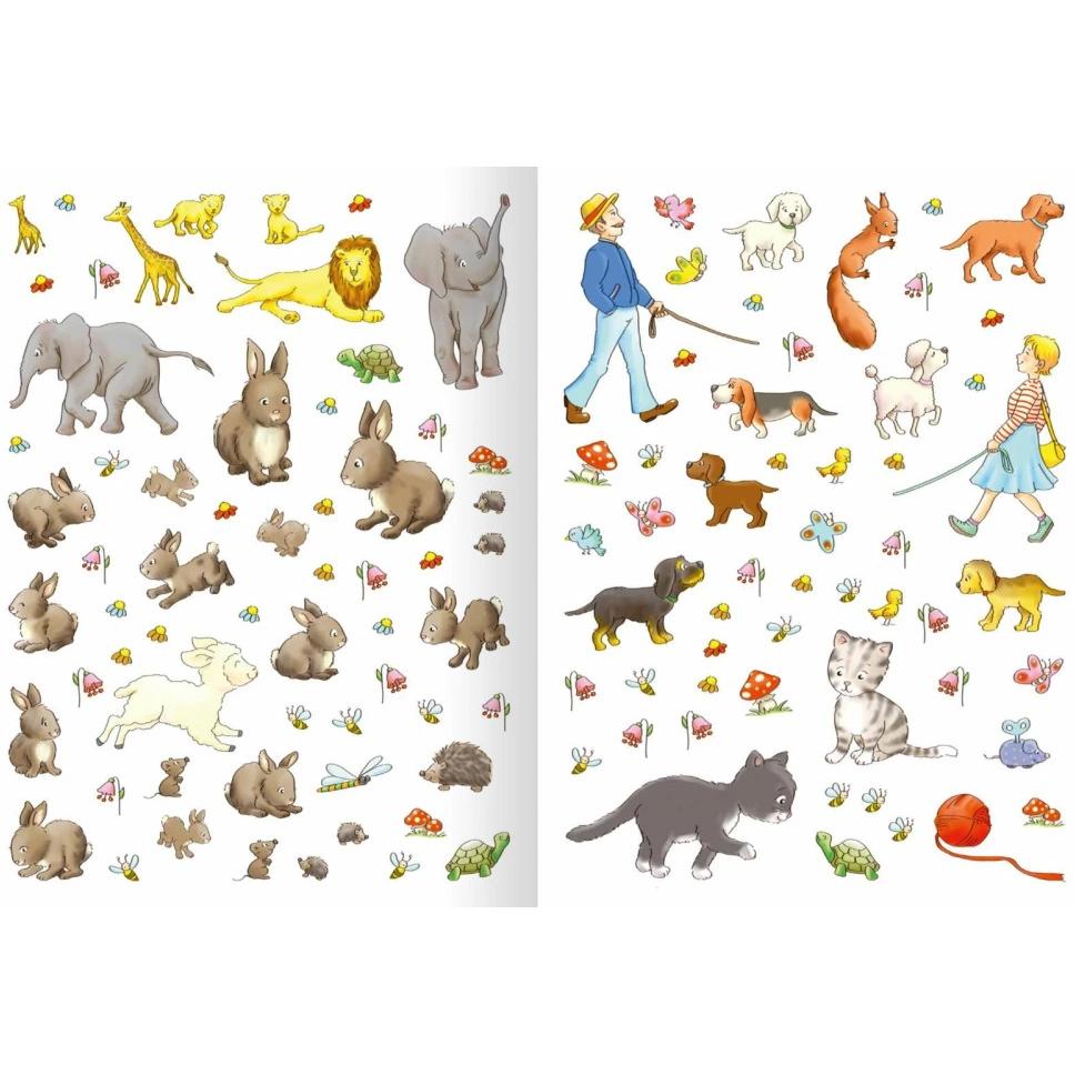 Thumbnail - Erstes Stickern Lieblingstiere, Kinderbücher von Petra Theissen