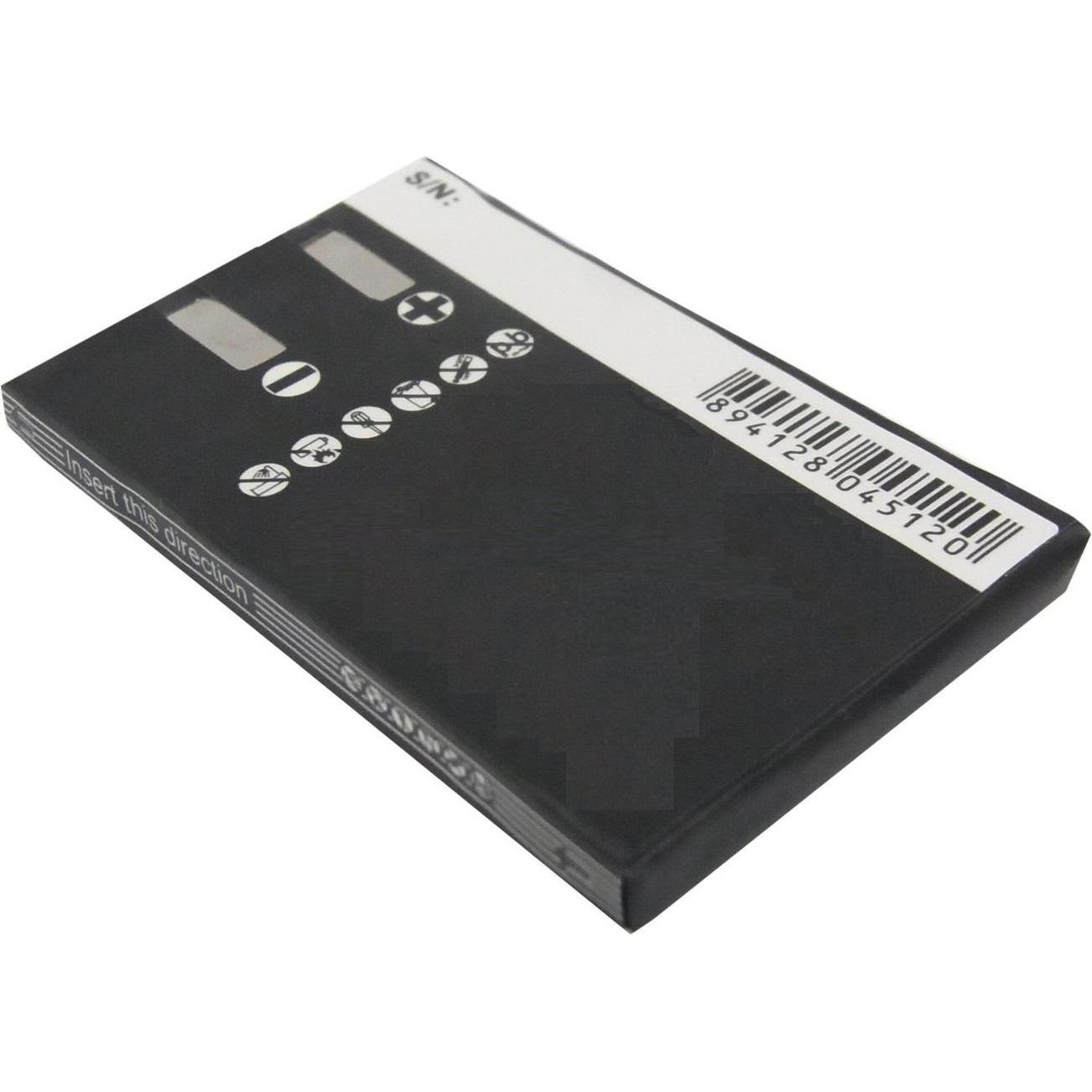 CoreParts Battery for Two Way Radio (1 Zellen, 550 mAh), Notebook Akku, Schwarz