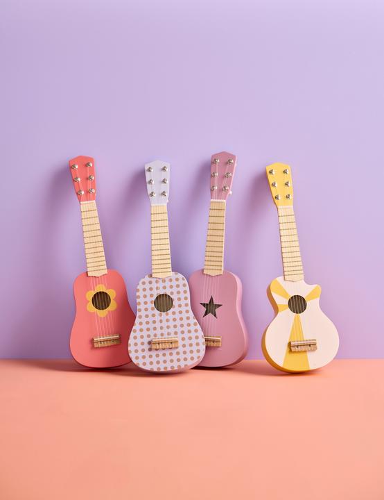 Produktbild Kids Concept Gitarre pink mit Blumenmuster