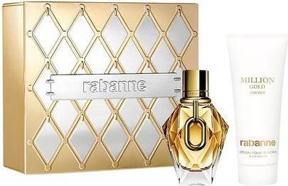 Actual product image Paco Rabanne Million Gold For Her Eau De Parfum 50ml & Body Lotion 100ml (Eau de parfum, 150 ml)