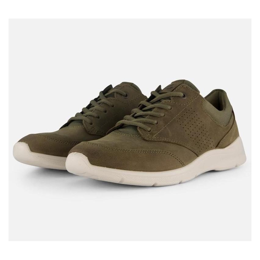 Ecco, Mannen, Sneakers, Irving Veterschoenen - Groen - Maat 40, Groen, (40)