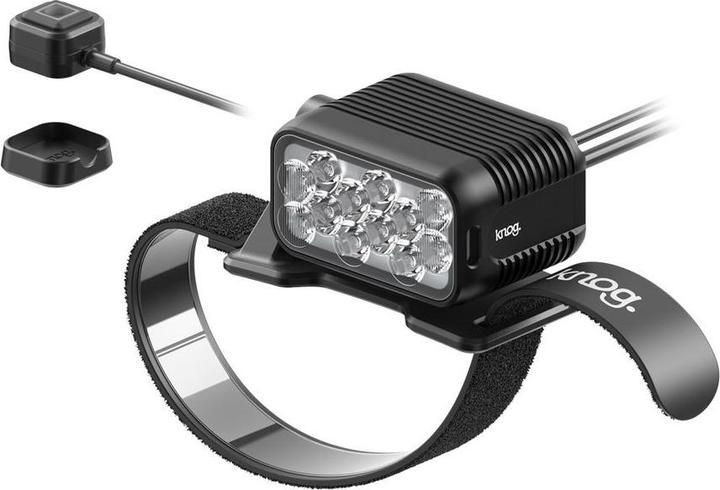 Produktbild knog. Blinder X Action 2300 Frontscheinwerfer + Powerbank 10.000mAh + Helmhalterung, weisse LED, black