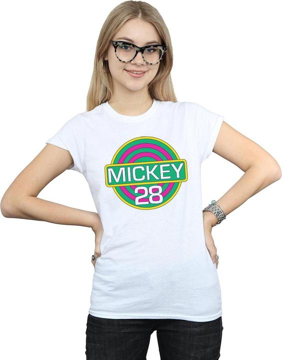 Actual product image Disney Womens/Ladies Mickey Mouse Mickey 28 Cotton T-Shirt (XL)