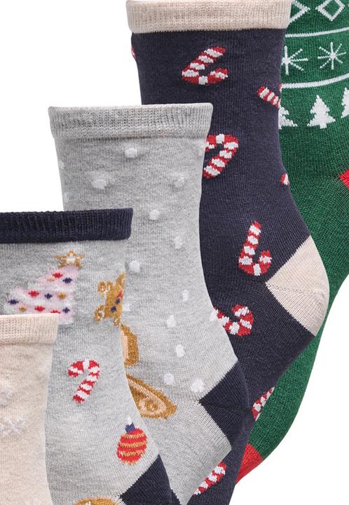 Actual product image Only Strümpfe CHRISTMAS Socken 5er Pack (5-pack, One size)