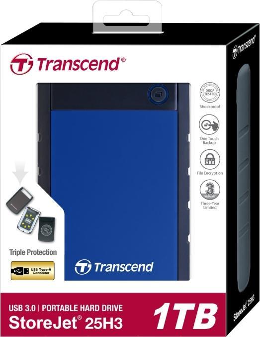 Produktbild Transcend DISK HARD EXT 2.5IN 1TB USB3 (1 TB)