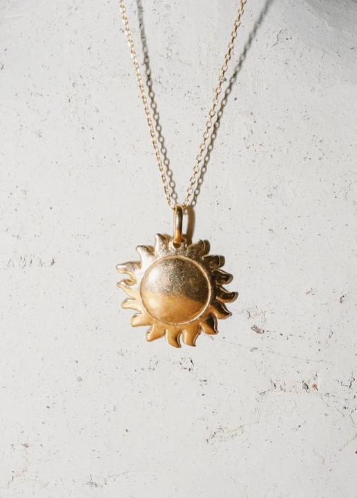 Produktbild Alhaja Halskette "Sole mio" (Messing vergoldet mit 18 Karat Gold)