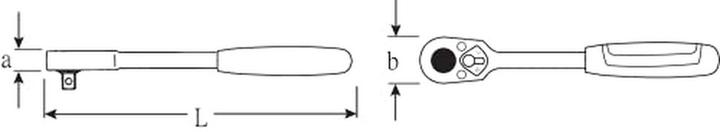 Produktbild Stahlwille Aufsteckknarre 522 (1/2")