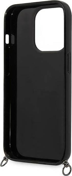 Actual product image Karl Lagerfeld KLHCP14XSTSTP iPhone 14 Pro Max 6.7" hardcase różowy/pink Color Stripes Strap (Apple iPhone 14 Pro Max)