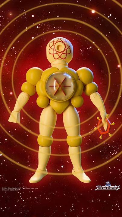 Actual product image Super7 SilverHawks Ultimates action figure Mo-Lec-U-Lar (Toy Version) 18 cm